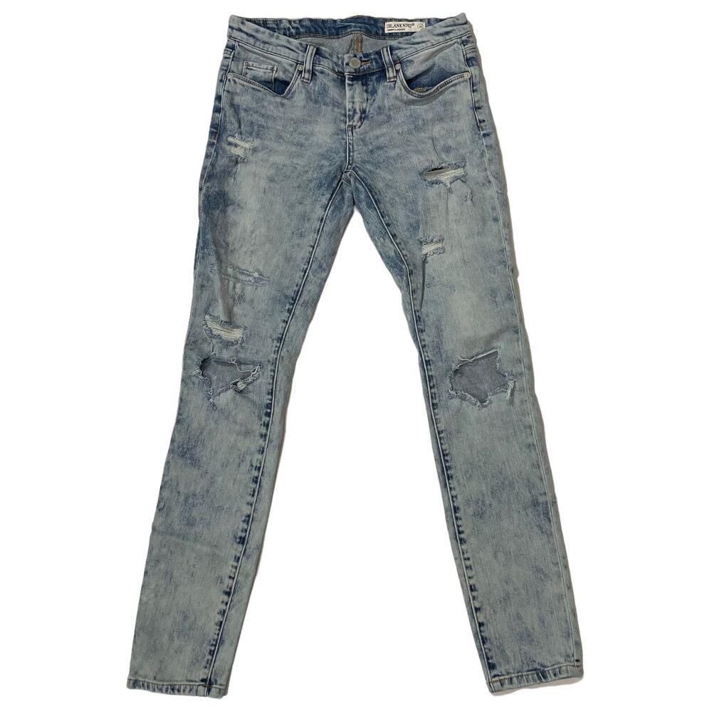 BlankNYC Skinny Classique Distressed Jeans - Blue - 26